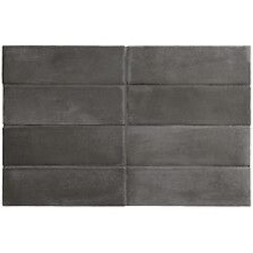 COCO BLACK HAT MATT  - Carrelage zellige  pour sol et mur en 5x15 cm noir anthracite