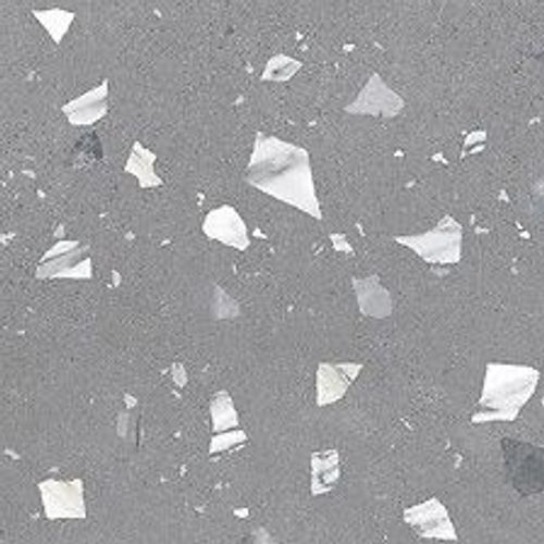 RIBE R ANTHRACITA - Carrelage aspect terrazzo 80x80 cm