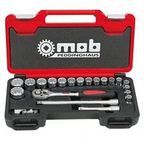 Box medium 1/2 21 pieces 12 pans cliquet poir