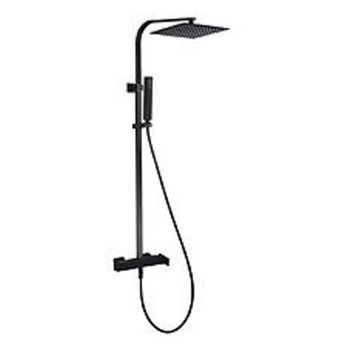 Colonne de douche avec mitigeur mécanique - Noir