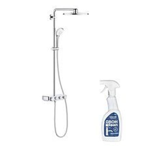 Colonne de douche thermostatique Euphoria SmartControl System 310 Duo avec nettoyant GrohClean