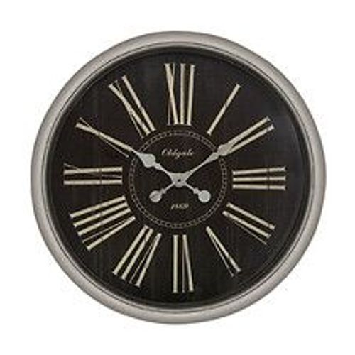 Grande Pendule murale avec moulures vintage et rétro D 76 cm