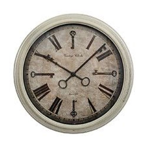 Pendule murale Aiguilles en forme de Clef D 39 cm