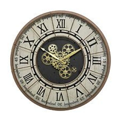 Pendule murale rétro en Métal D 57 cm