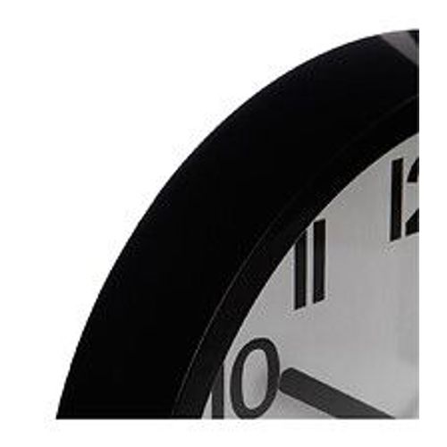 Pendule murale moderne Noir D 22 cm