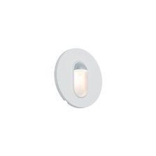 Luminaire encastré mural rond - 2,7W - 2700K - Avec détecteur - Blanc