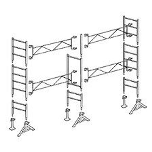 Échafaudage Altrad 49 maçon 35 m²