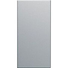 Enjoliveur Hager Gallery pour va-et-vient - 1 module - Titane