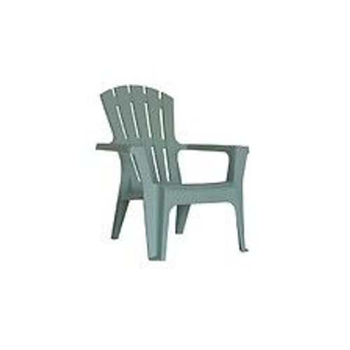 Fauteuil Adirondack Résine Injectée Vert Laguna, 1 Personnes