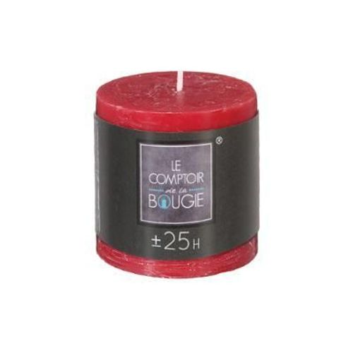 Bougie Rustic Rouge