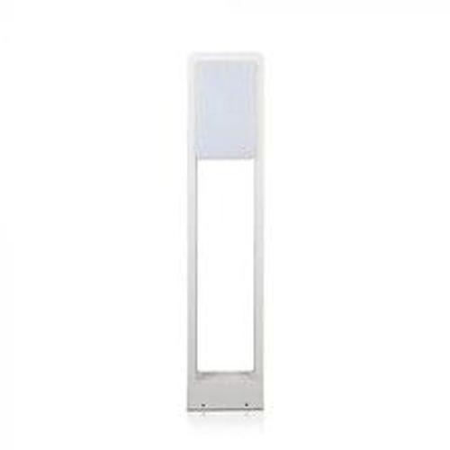 Borne De Jardin Design Blanche 10w Led Samsung Ip65 - Blanc Neutre 4000k - 5500k - Silamp