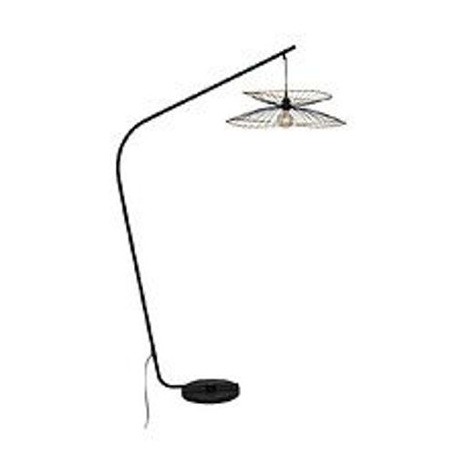Lampadaire En Métal Noir H 177 Cm
