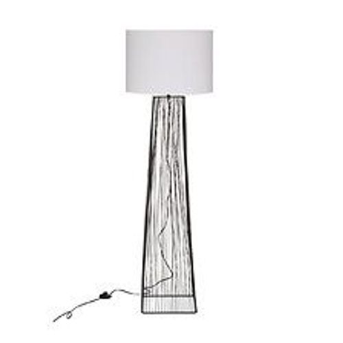Lampadaire En Métal Noir H 147 Cm