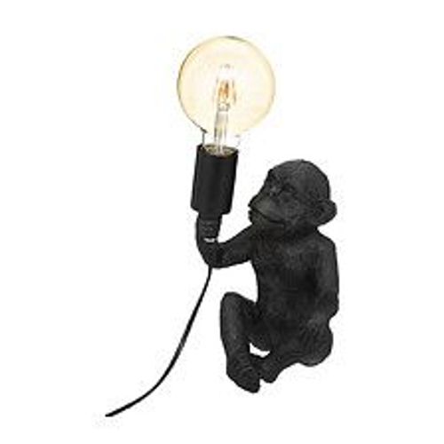 Lampe À Poser Singe En Résine H 24,5 Cm
