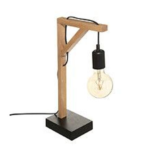 Lampe À Poser En Bois H 46 Cm