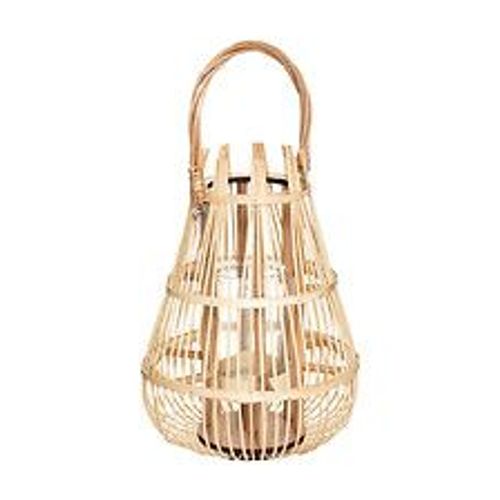 Lanterne En Rotin H 37.5 Cm