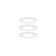 Lot de 3 spots encastr&eacute;s LED Nova - Blanc -
