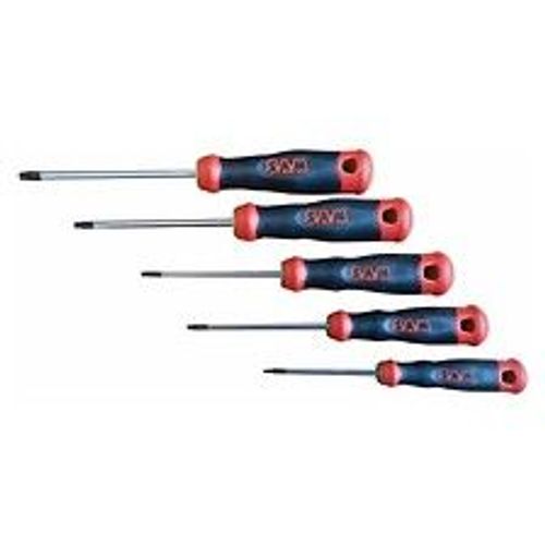 Tournevis Bi-Matiere Torx - Jeu De 5 En Trousse