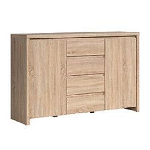 Buffet 2 Portes 4 Tiroirs Soren Bois