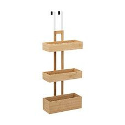 Etagère 3 Niveaux En Bambou Avec Accroches Pour Porte