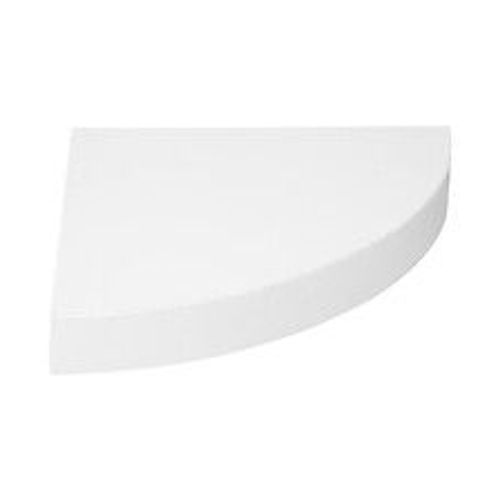 Étagère D'angle Murale Flottante Blanc 25 X 25 Cm Fixations Invisibles