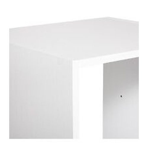 Meuble Étagère Colonne 4 Cases De Rangement Blanc H 134 Cm