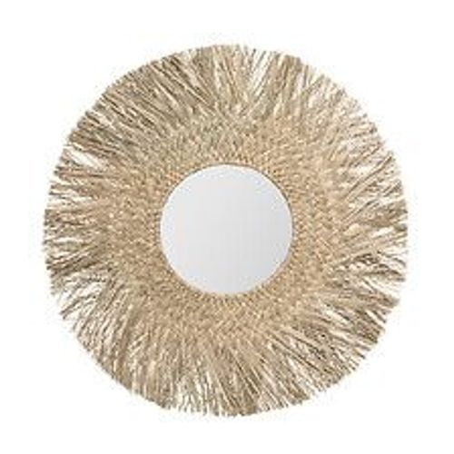 Grand Miroir mural en Roseau D 80 cm