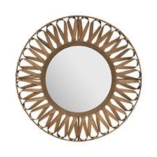 Grand Miroir mural en Bambou D 93 cm