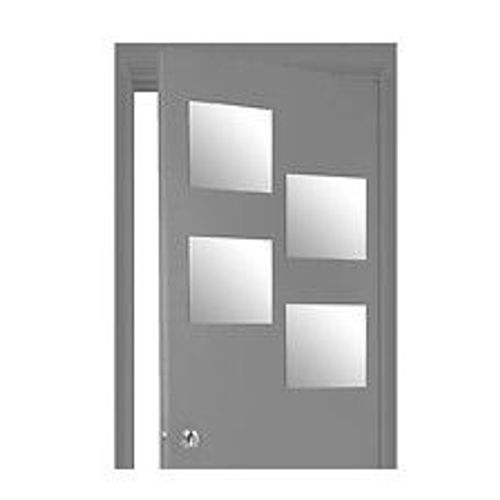 Lot de 4 Miroirs adhésifs Carrés en Verre 30 x 30 cm