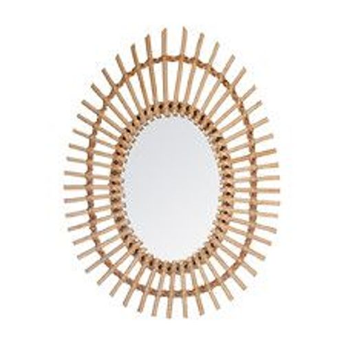 Miroir mural en Rotin 43 x 58 cm