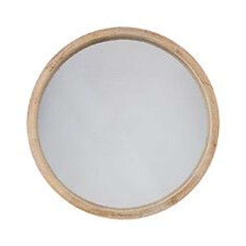 Miroir mural en Bois de Paulownia D 50 cm