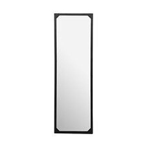 Miroir mural rectangle en Métal Noir style Industriel 45 x 150 cm