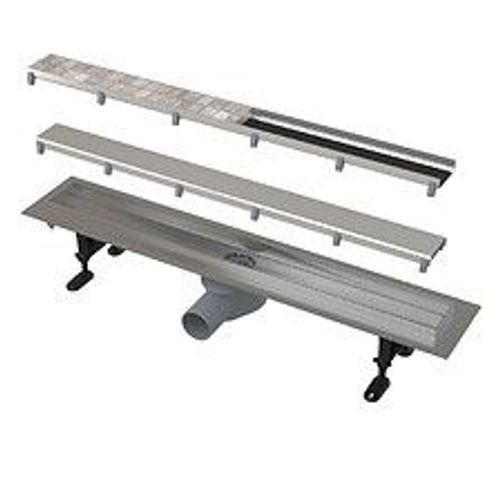 Alca Caniveau De Douche Avec Grille Carrelable 950 (Cpz13-Double9-950)