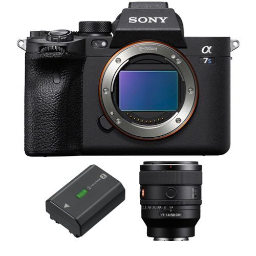 Appareil photo Sony Alpha A7S III + FE 50mm f1.4 GM + batterie Sony NP-FZ100