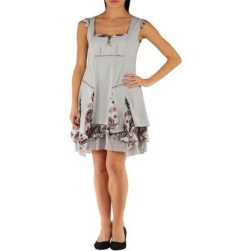 Robe Gris Clair Sans Manche