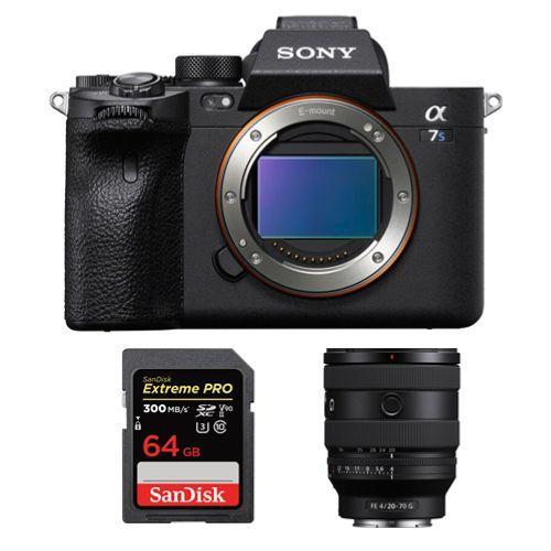 Sony Alpha A7S III Appareil photo + FE 20-70mm F4 G + SanDisk 64 Go Extreme Pro SDXC UHS-II U3 V90 300 Mo/s