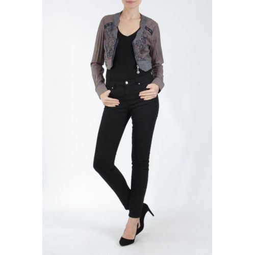 Veste Courte Couleur Chocolat