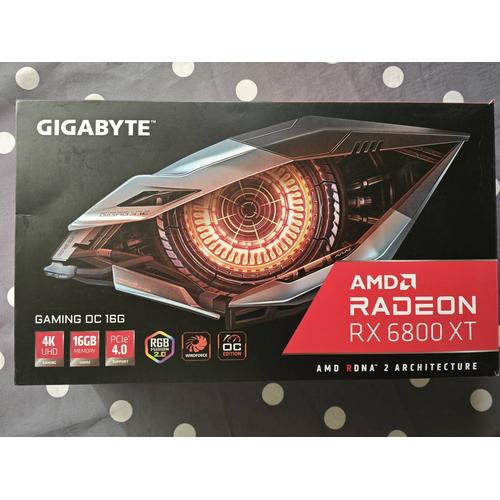 RX 6800XT Gigabyte Gaming OC 16Go GDDR6