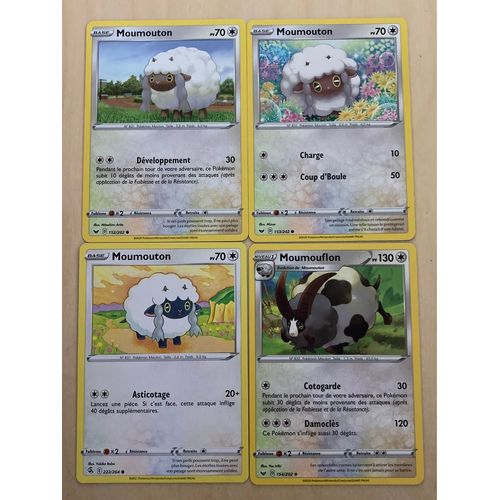(3017) 3x Moumouton + Moumouflon (Pokemon) 