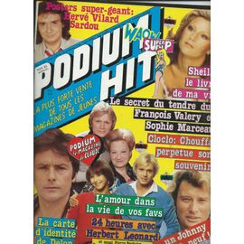 Podium 01/11/1981 Sheila, Sardou, Shake, Vartan, Hallyday, Dave, François Valéry & Sophie Marceau, Lio, Herbert Leonard, Iglesias, Bachelet, Vilard, Vartan, Pietri, Shultheis, Dutronc, Berger J. Clerc