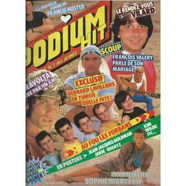 Podium 01/10/1983 C. François, Sophie Marceau, Lavilliers, Karen Cheryl, Vilard, Vartan, François Valéry, Herbert Leonard & Julie, Clerc, Goldman, Jakie Quartz, Adjanie, Bardot, Dalida, Koeurs,Forbans