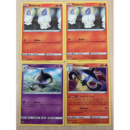 (3048) 2x Funécire + 2x Mélancolux (Pokemon)