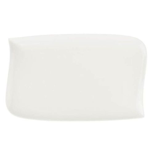 Lot De 6 Assiettes Plates Rectangulaire "Vague" 33cm Blanc
