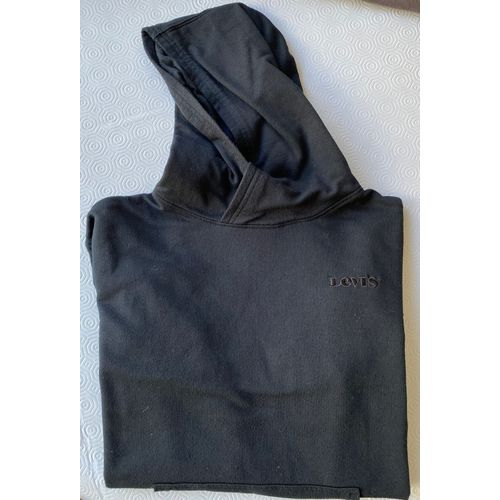 Sweat Noir Levi's Enfant Hoodie