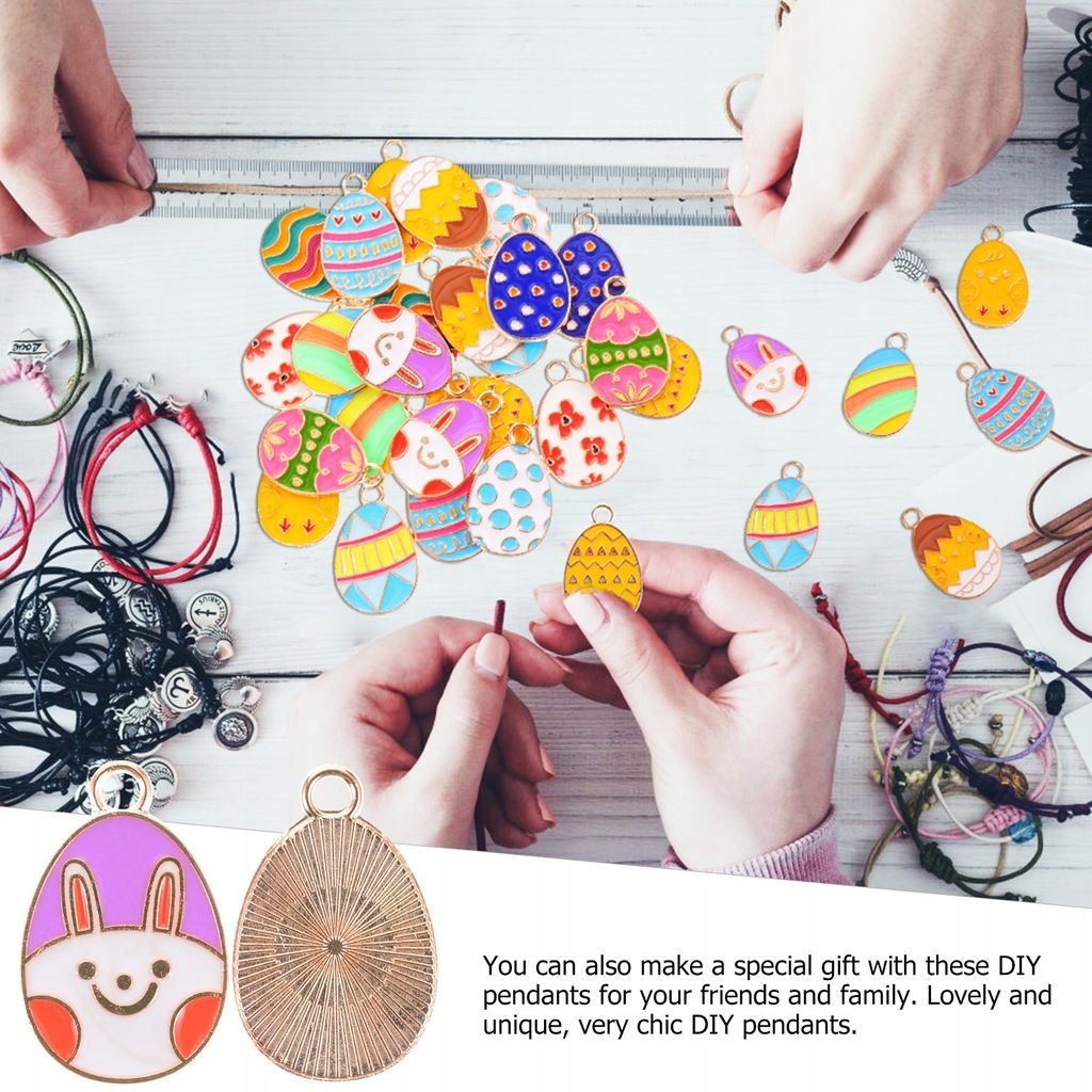 Bijoux Enfants Pendentif De Pques Pendentif En Forme D'oeuf... - 2