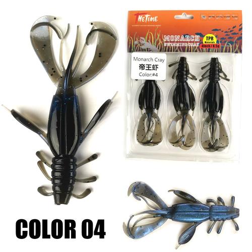 Monarch Cray 04 - Hameçons De Pêche Pour Bar, Sandre, Crappie, Wobbler, Leurre Souple