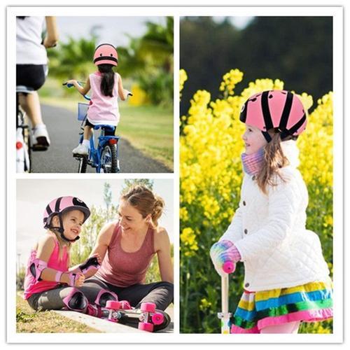 Casque de vélo pour enfants, casque de sécurité multisports pour vélo,  patinage, trottinette pour tout-petits de 3 à 8 ans, garçons et filles
