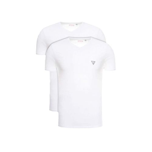 T Shirt Guess Pack X2 Los Angeles Homme Blanc