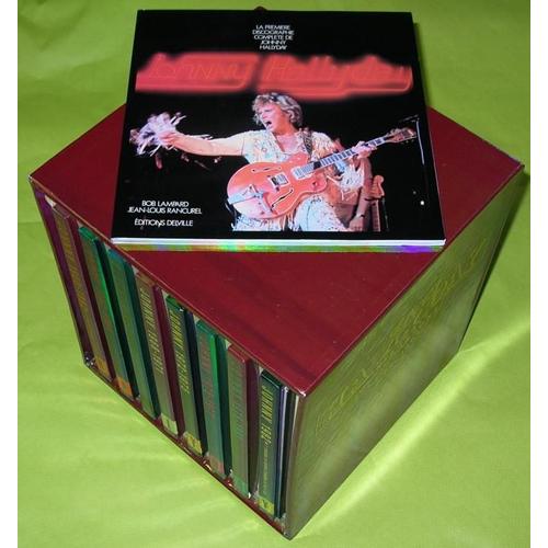 Intégrale Vinyle 1983 - La Première Discographie Complète De Johnny Hallyday - Coffret Cube 40 Albums 33 Tours - Grand Livre 110 Pages - Index Alphabétique De Tous Les Titres