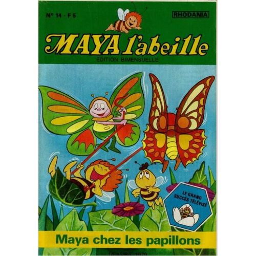 Maya L Abeille N° 14 Maya Chez Les Papillons